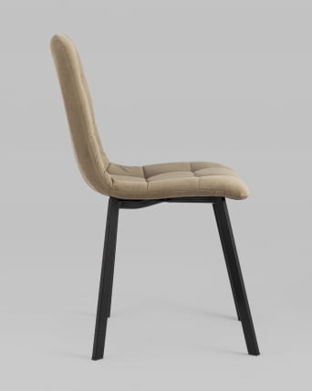 Стул Оливер Скуаре велюр Капучино / Oliver Square_2